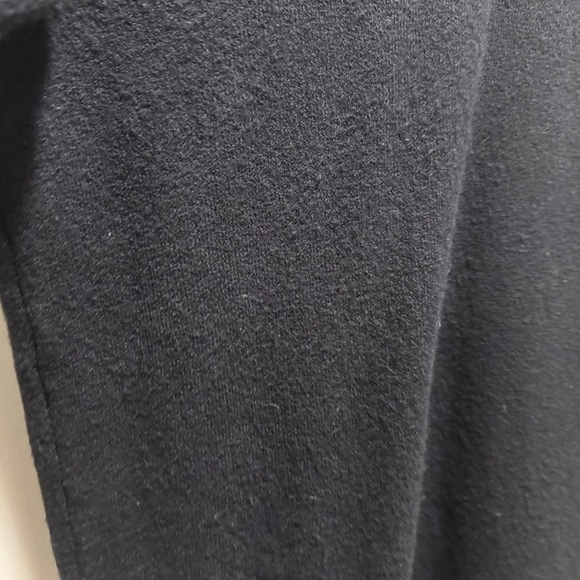 J Crew Black Merino Wool Turtleneck Long Sleeve Dress Size Large - Picture 5 of 11